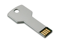 USB Schlssel in Silber